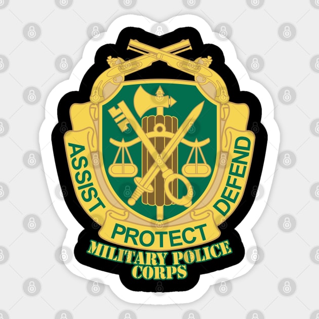 US Army Military Police Corps Sticker by MBK